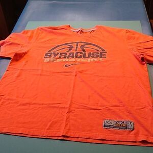 Orange Cotton XXL Men's Syracuse Basketball T-shirt Nike Elite NCAA Sports